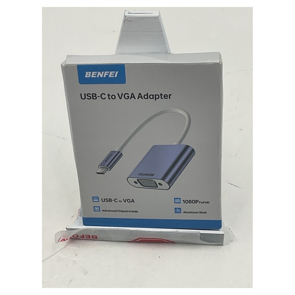 BENFEI USB-C to VGA Adapter 1080p Full HD Aluminum Shell for MacBook PC Monitor